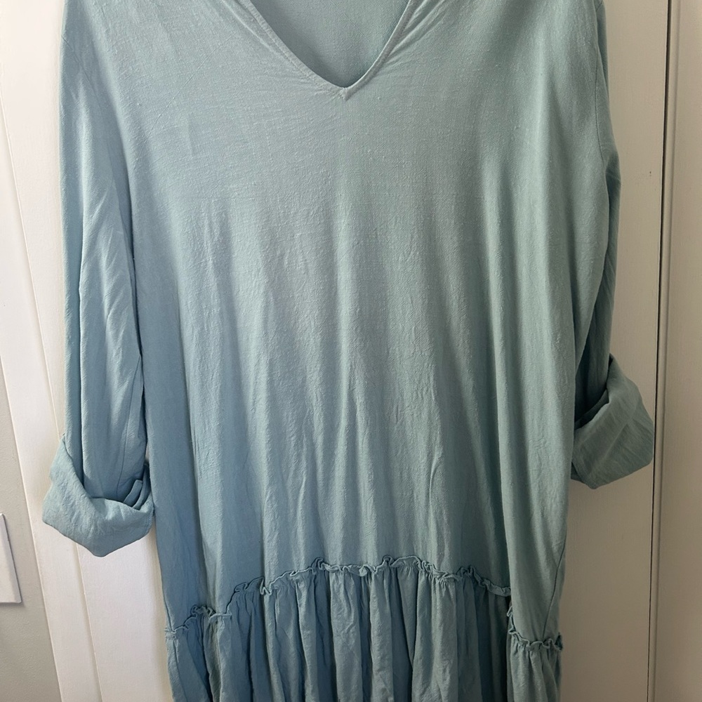 Lulus Tunic Ruffle Dress - Picture 2 of 2